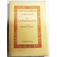 Leopardi, Da l’epistolario, scelta con prefazione e note di Cestaro