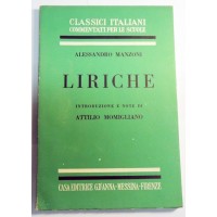Manzoni, Liriche, introduzione e note di Momigliano