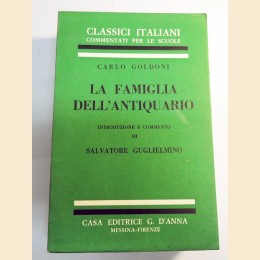 Goldoni, La famiglia dell’antiquario, introduzione e  commento di Guglielmino