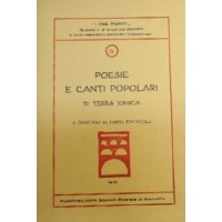 Poesie e canti popolari di terra jonica