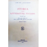 Carli, Sainati, Storia della letteratura italiana. Vol. I: Dalle origini alla fine del Quattrocento