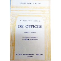 Cicerone, De officis. Libro terzo, introduzione e commento di Ottolini