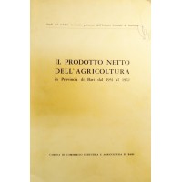 Il prodotto netto dell’agricoltura in Provincia di Bari dal 1951 al 1962