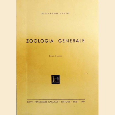 Terio, Corsodi lezioni di zoologia generale. Ad uso degli studenti di Farmacia