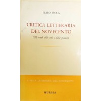 Viola, Critica letteraria del Novecento. Gli studi dello stile e della poetica