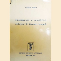 Sernia, Sentimento e sensibilità nell’opera di Giacomo Leopardi