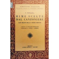 Petrarca, Rime scelte dal Canzoniere con brani delle opere minori, commento di Bertacchi