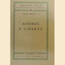 Messineo, Autorità e libertà