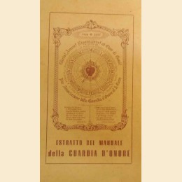 Estratto dal manuale della guardia d'onore