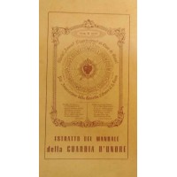 Estratto dal manuale della guardia d'onore