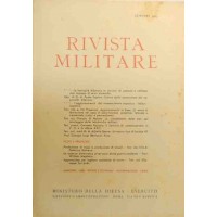 Rivista militare, anno XIII, n. 1, gennaio 1957