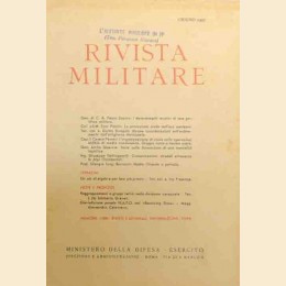 Rivista militare, anno XIII, n. 6, giugno 1957