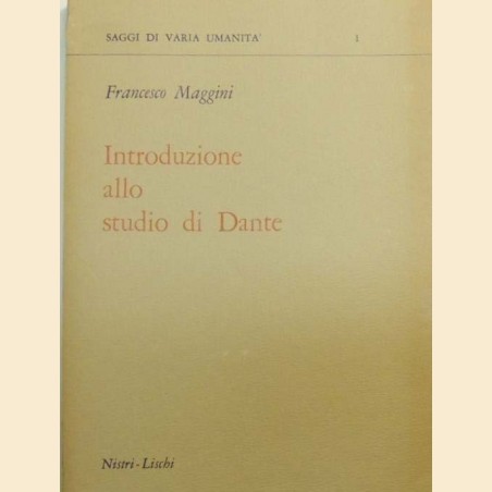 Maggini, Introduzione allo studio di Dante