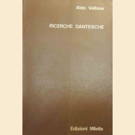 Vallone, Ricerche dantesche