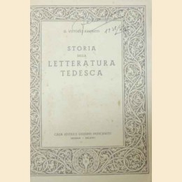 Amoretti, Storia della letteratura tedesca