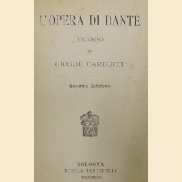 Carducci, L’opera di Dante