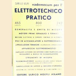 Volpi, Vademecum per l’elettrotecnico pratico