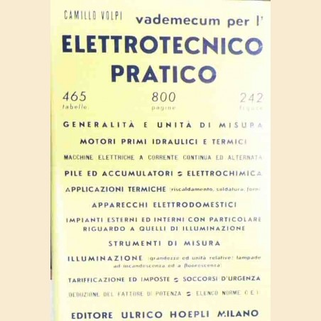 Volpi, Vademecum per l’elettrotecnico pratico