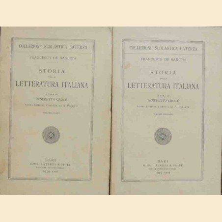 De Sanctis, Storia della letteratura italiana