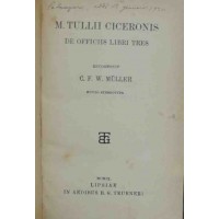 Cicerone, De officiis libri tres, recognovit Muller