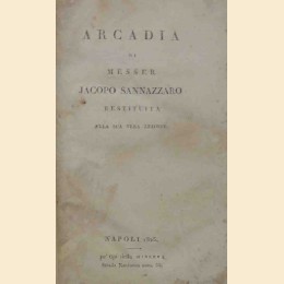 Sannazzaro, Arcadia