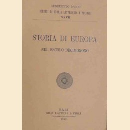 Croce, Storia di Europa nel secolo decimo nono