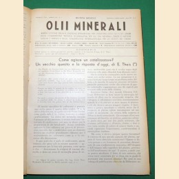 Olii minerali. Grassi e saponi. Colori e vernici, a. XXI e XXII (1941-1942)