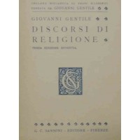 Gentile, Discorsi di religione