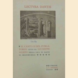 Albini, Il Canto II del Purgatorio letto nella Sala di Dante in Orsanmichele