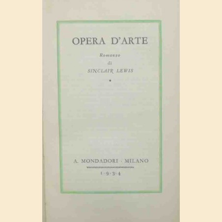 Lewis, Opera d’arte