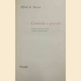 Musset, Commedie e proverbi