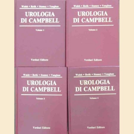 Walsh et al., Urologia di Campbell, 4 voll.