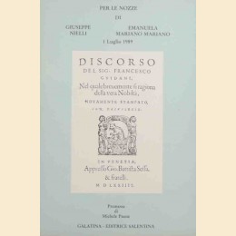 Francesco Guidani, Discorso nel quale brevemente si ragiona della vera nobiltà 