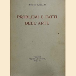 Lazzari, Problemi e fatti dell’arte