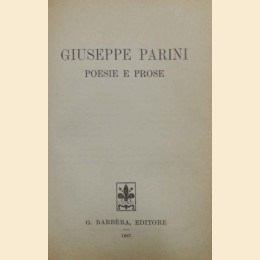 Parini, Poesie e prose