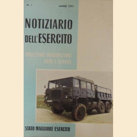 Notiziario dell’esercito, n. 1, 1971