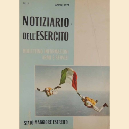 Notiziario dell’esercito, n. 1, 1972