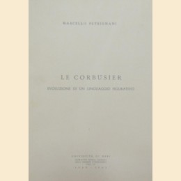 Petrignani, Le Corbusier. Evoluzione di un linguaggio figurativo