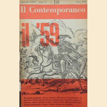 Il Contemporaneo, a. II, n. 10, 1959