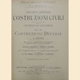 Scholtz, Costruzioni diverse (testo+tavole)