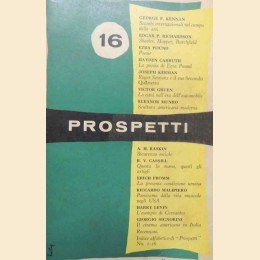 Prospetti. Sedicesimo numero, estate 1956