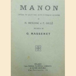 Meilhac, Gillè, Massenet, Manon