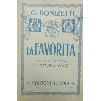 Royer, Vaez, Donizetti, La Favorita. Dramma in quattro atti