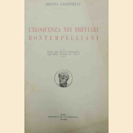 Cassinelli, L’eloquenza nei breviari bontempelliani