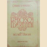 D’Annunzio, Zandonai, Francesca da Rimini