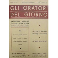 Gli oratori del giorno, a. XXI, nn. 1-12, gennaio-dicembre 1952, annata completa