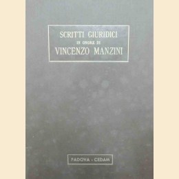 G. Allegra et al., Scritti giuridici in onore di Vincenzo Manzini