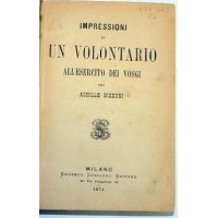 Bizzoni, Impressoni di un volontario all'esercito dei Vosgi - Mario, Camicia rossa. Episodi - Candi, La pubblicità. Racconto