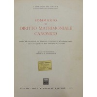 Del Giudice, Sommario di diritto matrimoniale canonico