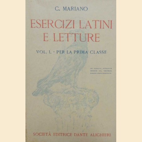 Mariano, Esercizi latini e letture. Volume I